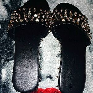 Women spiked sandals